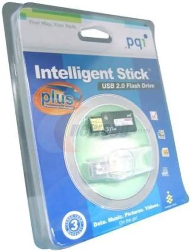 Alt view image 2 of 4 - PQI Intelligent-Stick 2GB Flash Drive (USB2.0 Portable) BD01-2033-0121