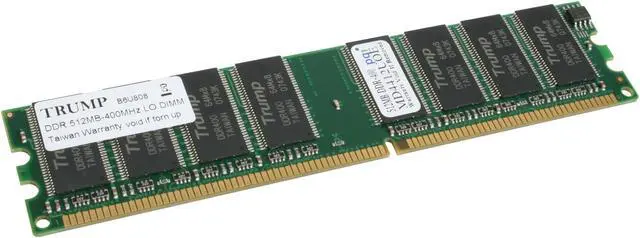 Main image of PQI POWER Series 512MB DDR 400 (PC 3200) Desktop Memory Model MD4412UOE