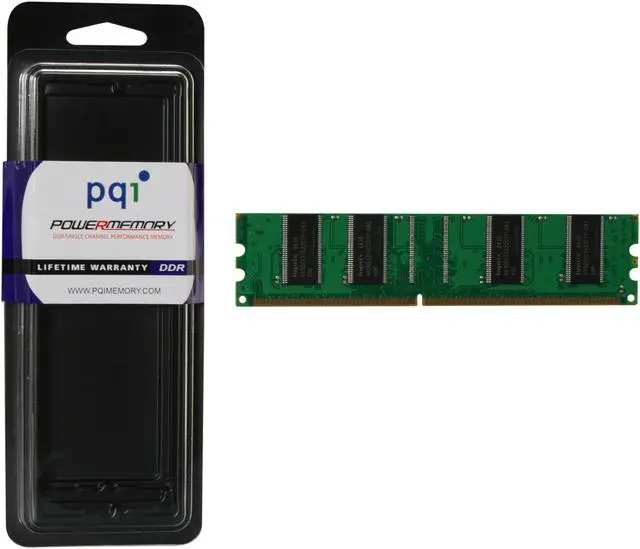 Alt view image 3 of 3 - PQI POWER Series 512MB DDR 266 (PC 2100) Desktop Memory Model MD6412UOE
