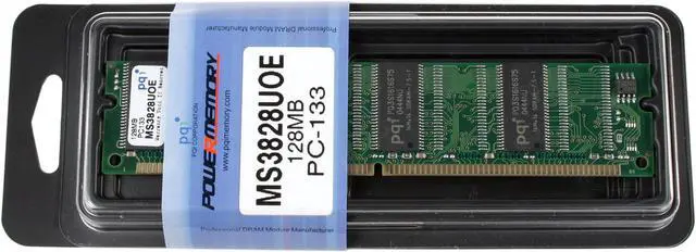Alt view image 2 of 2 - PQI POWER Series 128MB PC 133 Desktop Memory Model MS3828UOE