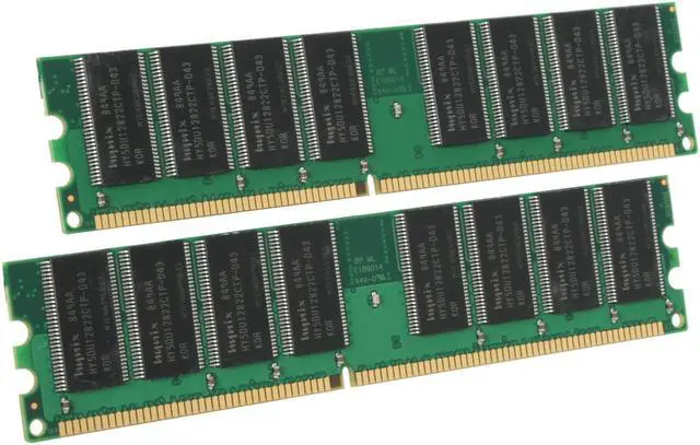 Main image of PQI POWER Series 2GB (2 x 1GB) DDR 333 (PC 2700) Dual Channel Kit Desktop Memory Model MD342GUOE-X2