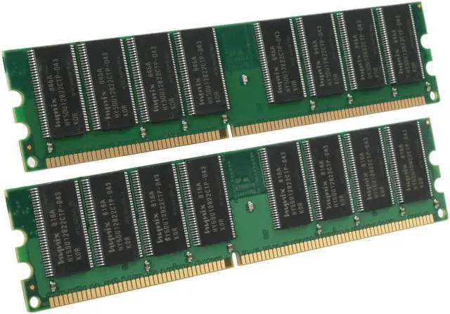 Main image of PQI POWER Series 2GB (2 x 1GB) DDR 266 (PC 2100) Dual Channel Kit Desktop Memory Model MD642GUOE-X2
