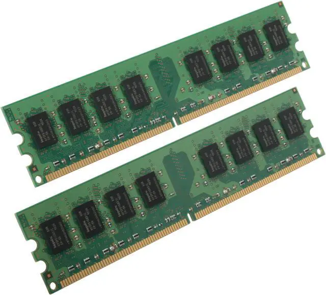Main image of PQI 4GB (2 x 2GB) DDR2 533 (PC2 4200) Dual Channel Kit Desktop Memory Model MAB44GUOE-X2