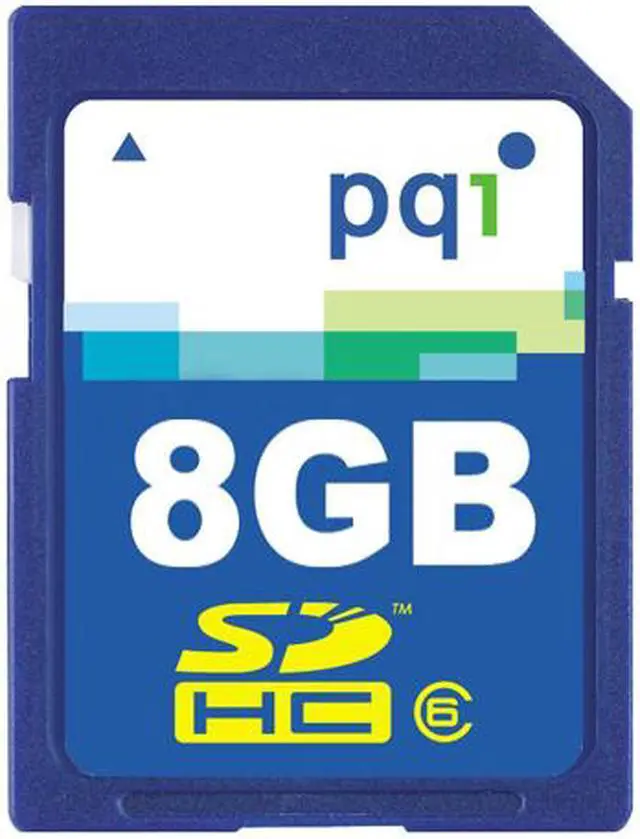 Main image of PQI 8GB Secure Digital High-Capacity (SDHC) Flash Card Model AE87-8030R5507