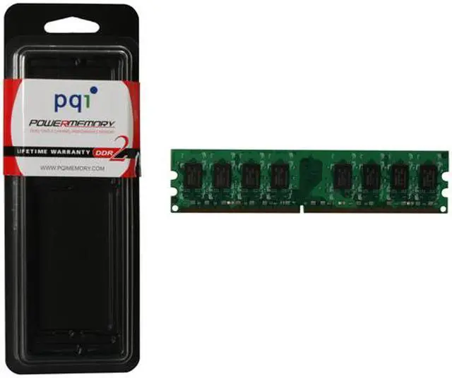Alt view image 3 of 3 - PQI POWER Series 2GB DDR2 800 (PC2 6400) Desktop Memory Model MAD42GUOE