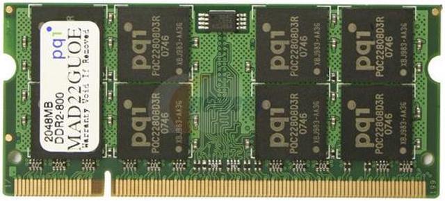 Main image of PQI POWER Series 2GB 200-Pin DDR2 SO-DIMM DDR2 800 (PC2 6400) Laptop Memory Model MAD22GUOE