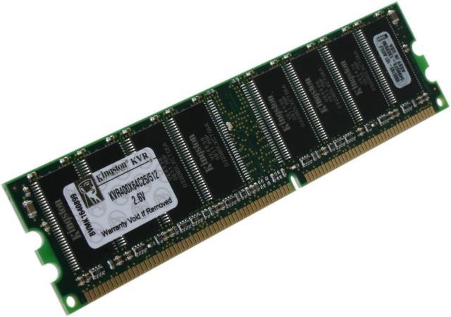 kinakål tilbede honning Kingston ValueRAM 512MB DDR 400 (PC 3200) System Memory Model KVR400X64C25/ 512 Desktop Memory - Newegg.com