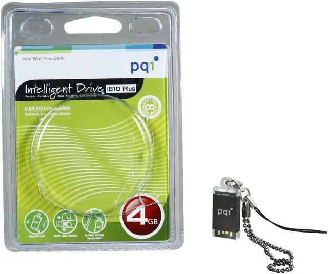 Alt view image 6 of 6 - PQI Intelligent Drive i810 4GB Flash Drive (USB2.0 Portable) 681P-004GR1003