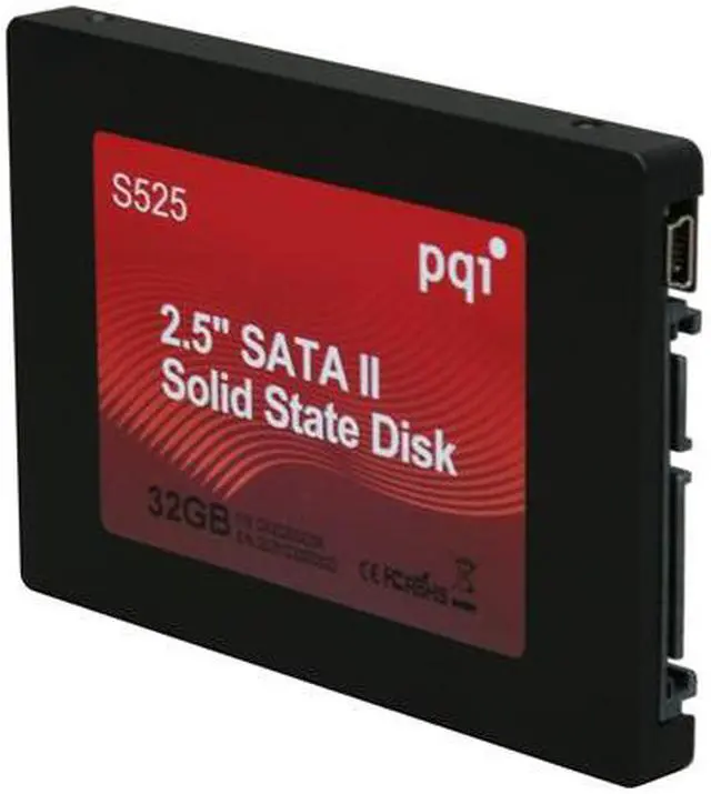 Alt view image 2 of 6 - PQI 2.5" 32GB SATA II MLC Internal Solid State Drive (SSD) DK9320GD3R000A03