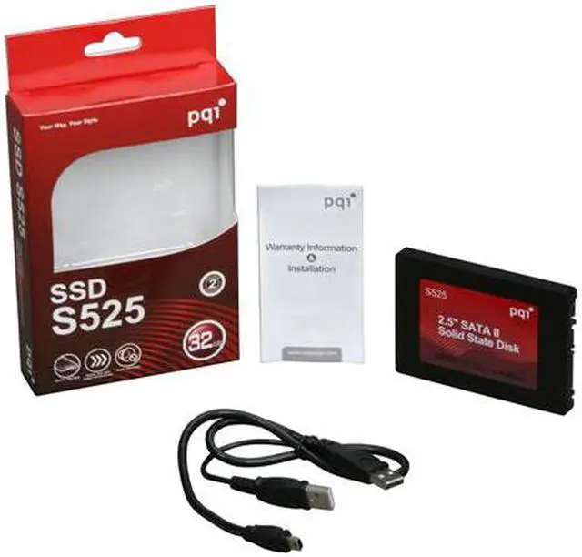 Alt view image 6 of 6 - PQI 2.5" 32GB SATA II MLC Internal Solid State Drive (SSD) DK9320GD3R000A03
