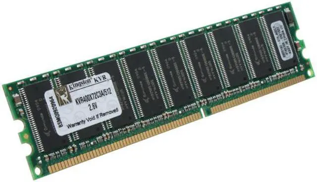 Main image of Kingston ValueRAM 512MB ECC Unbuffered DDR 400 (PC 3200) Server Memory Model KVR400X72C3A/512
