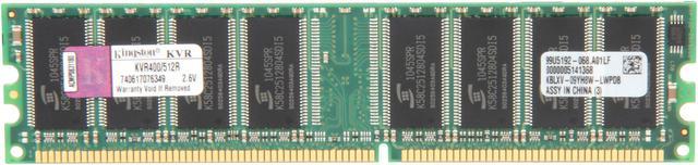 Kingston ValueRAM 512MB 184-Pin DDR SDRAM Desktop Memory - Newegg.com