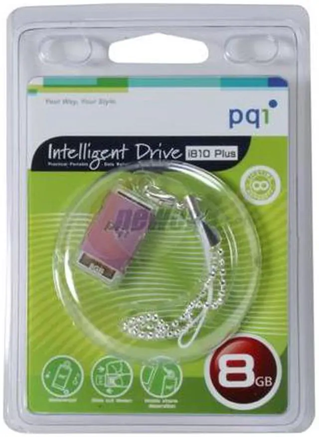 Alt view image 4 of 4 - PQI i810plus 8GB Flash Drive (USB2.0 Portable) 681P-008GR2003
