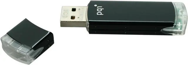 Alt view image 4 of 6 - PQI U339 8GB USB 2.0 Flash Drive (Black) BB18-803AR0151