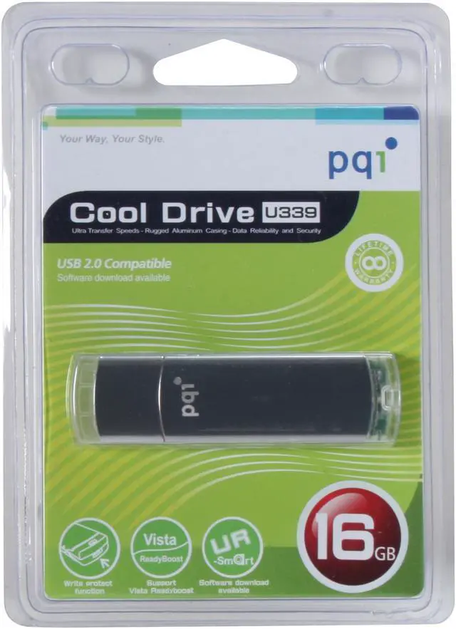 Alt view image 2 of 2 - PQI U339 16GB USB 2.0 Flash Drive BB18-1639R0151