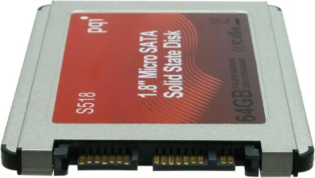 Alt view image 4 of 5 - PQI S518 64GB Micro-SATA Internal Solid State Drive (SSD) 6518-064GR1002