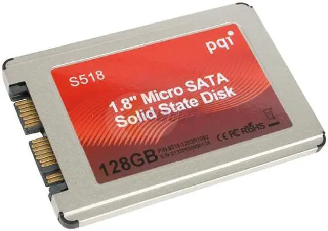 Main image of PQI S518 128GB Micro-SATA Internal Solid State Drive (SSD) 6518-128GR1002