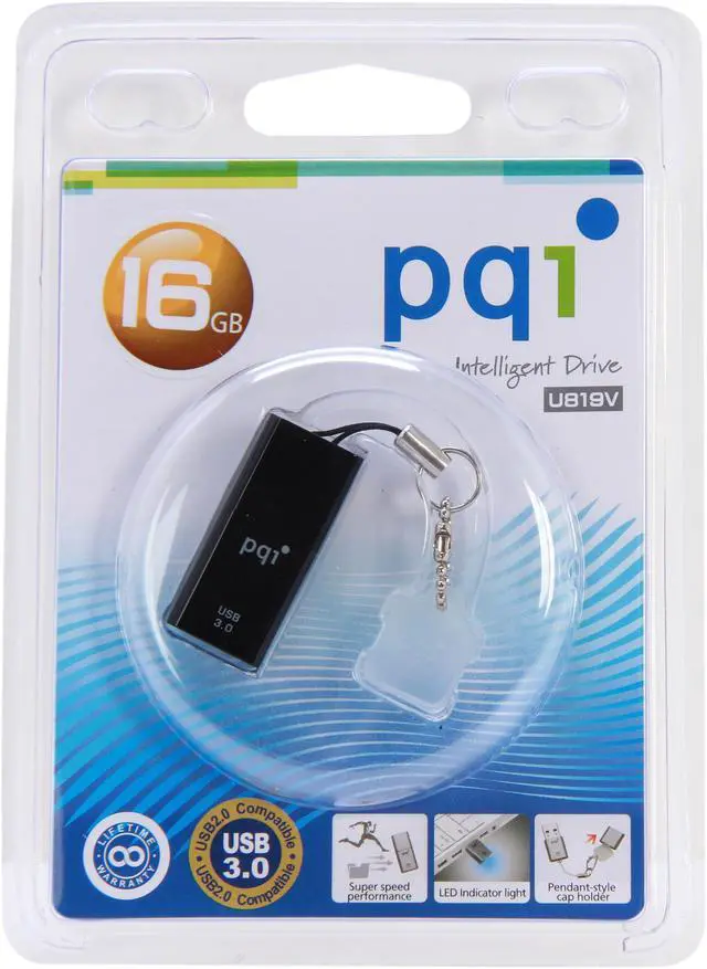 Alt view image 6 of 6 - PQI U819V 16GB USB 3.0 Flash Drive 681V-016GR1XXX