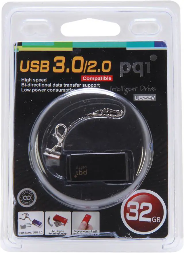 Alt view image 6 of 6 - PQI U822V 32GB USB 3.0 Flash Drive 6822-032GR3XXX