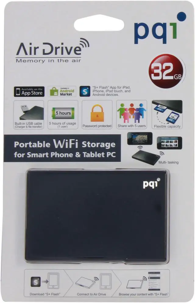 Alt view image 5 of 5 - PQI A100 32GB Air Drive Model 6W11-032GR1XXX