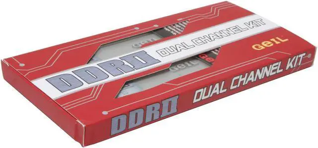 Alt view image 2 of 2 - GeIL Value Series 1GB (2 x 512MB) DDR2 800 (PC2 6400) Dual Channel Kit Desktop Memory Model GX21GB6400DCK