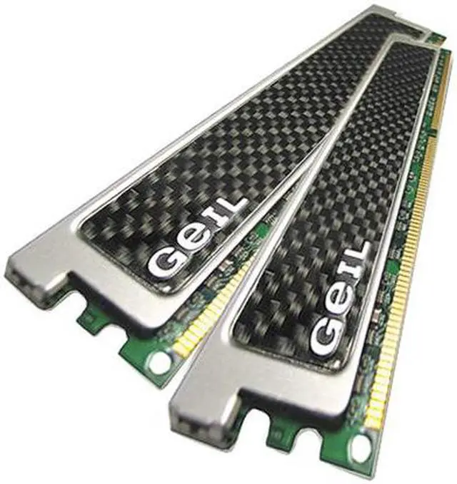Main image of GeIL Esoteria 2GB (2 x 1GB) DDR2 800 (PC2 6400) Dual Channel Kit Desktop Memory Model GX22GB6400EBPDC
