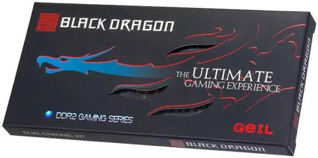 Alt view image 3 of 3 - GeIL Black Dragon 8GB (4 x 2GB) DDR2 800 (PC2 6400) Quad Channel Kit Desktop Memory Model GB28GB6400C5QC