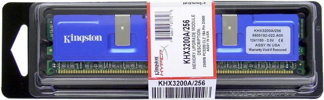HyperX 256MB DDR 400 (PC 3200) Desktop Memory Model KHX3200A/256 ...