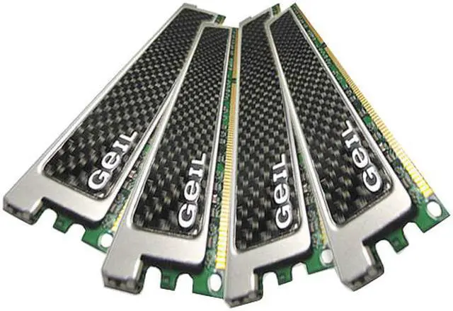 Main image of GeIL 8GB (4 x 2GB) DDR2 1066 (PC2 8500) Quad Kit Desktop Memory Model GX28QG8500ERBPDC