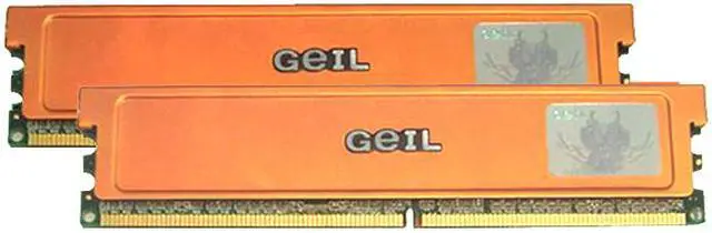 Main image of GeIL 4GB (2 x 2GB) DDR2 800 (PC2 6400) Dual Channel Kit Desktop Memory Model GX24GB6400UDC
