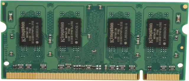 Alt view image 2 of 3 - Kingston Value Series 1GB 200-Pin DDR2 SO-DIMM DDR2 400 (PC2 3200) Laptop Memory Model KVR400D2S3/1G