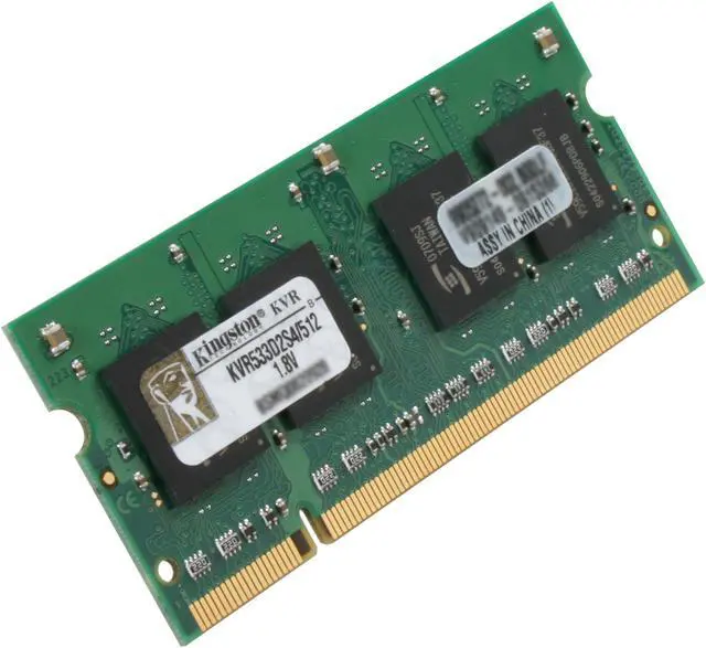 Main image of Kingston ValueRAM 512MB 200-Pin DDR2 SO-DIMM DDR2 533 (PC2 4200) Laptop Memory Model KVR533D2S4/512