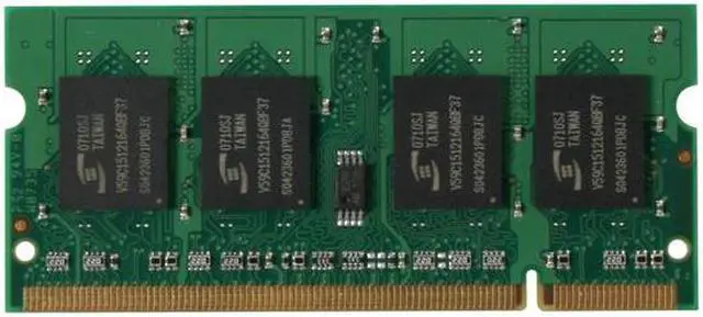 Alt view image 2 of 3 - Kingston ValueRAM 512MB 200-Pin DDR2 SO-DIMM DDR2 533 (PC2 4200) Laptop Memory Model KVR533D2S4/512