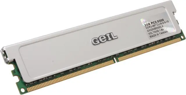 Main image of GeIL 2GB DDR2 667 (PC2 5300) Desktop Memory Model GX22GB5300LX