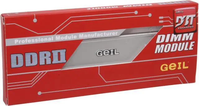 Alt view image 4 of 4 - GeIL 1GB DDR2 800 (PC2 6400) Desktop Memory Model GX21GB6400LX