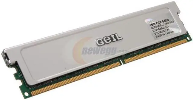 Main image of GeIL 1GB DDR2 800 (PC2 6400) Desktop Memory Model GX21GB6400LX
