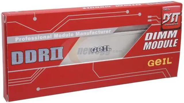 Alt view image 3 of 3 - GeIL 2GB DDR2 800 (PC2 6400) Desktop Memory Model GX22GB6400LX