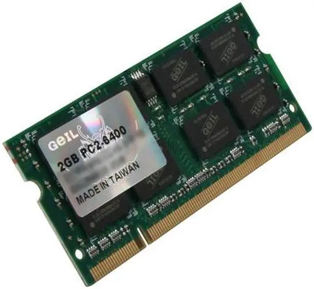Main image of GeIL 2GB 200-Pin DDR2 SO-DIMM DDR2 800 (PC2 6400) Laptop Memory Model GX2S6400-2GB