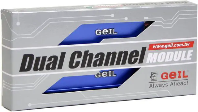 Alt view image 2 of 2 - GeIL Value 512MB (2 x 256MB) DDR 400 (PC 3200) Dual Channel Kit System Memory Model GE5123200BDC