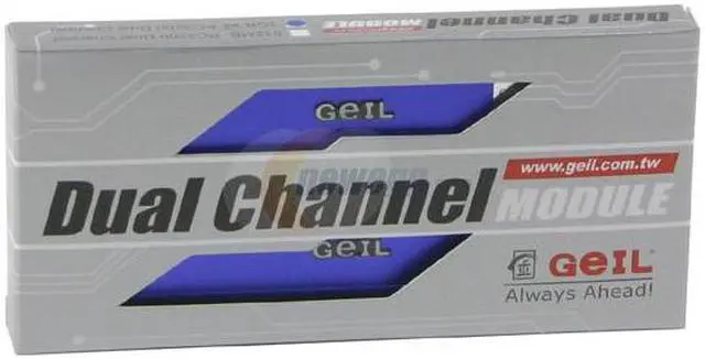Alt view image 2 of 2 - GeIL Value 2GB (2 x 1GB) DDR 400 (PC 3200) Dual Channel Kit Desktop Memory Model GE2GB3200BDC