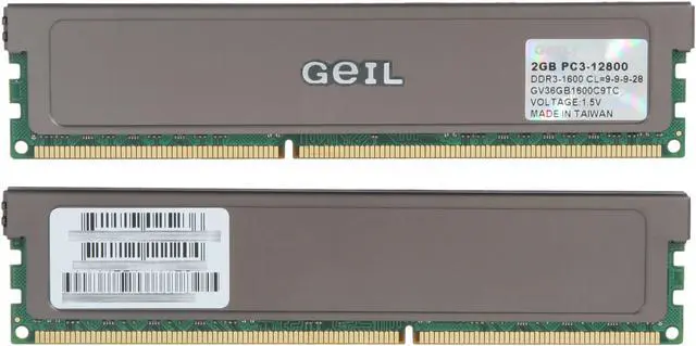 Alt view image 2 of 3 - GeIL 6GB (3 x 2GB) DDR3 1600 (PC3 12800) Desktop Memory Model GV36GB1600C9TC