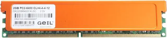 Alt view image 2 of 3 - GeIL 2GB DDR2 800 (PC2 6400) Desktop Memory Model GX22GB6400C4USC
