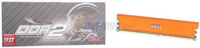 Alt view image 3 of 3 - GeIL 2GB DDR2 800 (PC2 6400) Desktop Memory Model GX22GB6400C4USC