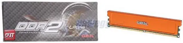 Alt view image 3 of 3 - GeIL 2GB DDR2 1066 (PC2 8500) Desktop Memory Model GX22GB8500C5USC