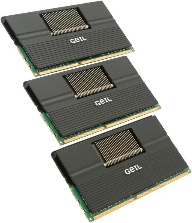 Main image of GeIL EVO ONE 6GB (3 x 2GB) DDR3 1600 (PC3 12800) Desktop Memory Model GE36GB1600C8TC