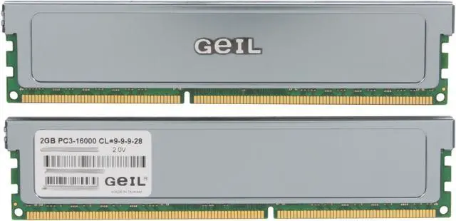 Alt view image 9 of 10 - GeIL Ultra 4GB (2 x 2GB) DDR3 2000 (PC3 16000) Desktop Memory Model GU34GB2000C9DC