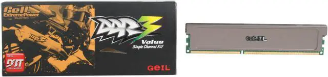 Alt view image 3 of 3 - GeIL Value 2GB DDR3 1066 (PC3 8500) Desktop Memory Model GV32GB1066C7SC