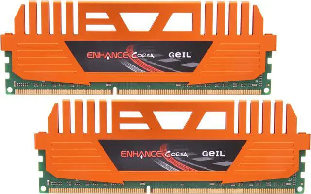 Main image of GeIL Enhance CORSA 8GB (2 x 4GB) DDR3 1333 (PC3 10666) Desktop Memory Model GEC38GB1333C9DC