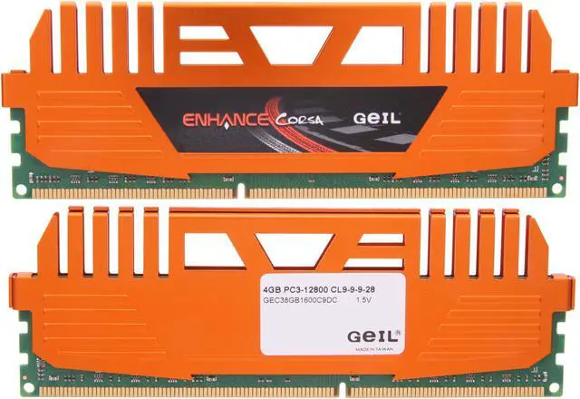 Alt view image 2 of 3 - GeIL Enhance CORSA 8GB (2 x 4GB) DDR3 1600 (PC3 12800) Desktop Memory Model GEC38GB1600C9DC