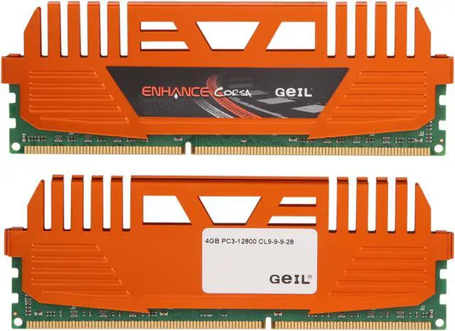 Alt view image 2 of 3 - GeIL Enhance CORSA 16GB (4 x 4GB) DDR3 1600 (PC3 12800) Desktop Memory Model GEC316GB1600C9QC